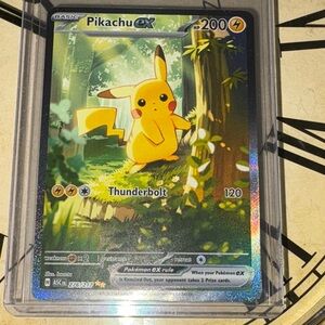 Pikachu ex Holographic Pokémon Card - 276/217 full art